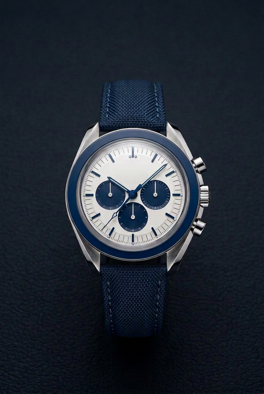 Relógio Cronógrafo Azul Premium